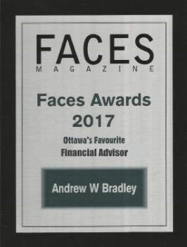 2017 Faces Magazine Awards Ottawa's Favorite Financial Advisor